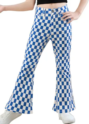 OeyFnbmO Birthday Gifts for Girls Flare Pants High Waisted Bootcut Stretch 70s Bell Bottom Jeans