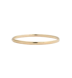 Oval Hinge Bangle 14K