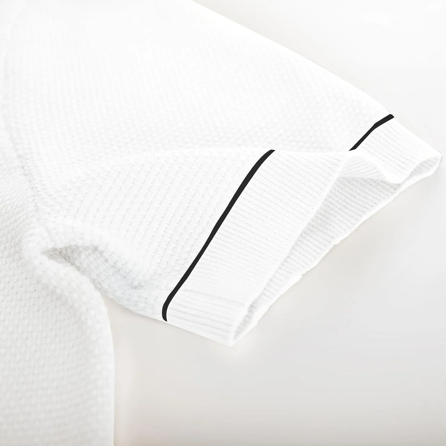 PJ PAUL JONES Mens Polo Shirts Short Sleeve Textured Knit Polo Shirts
