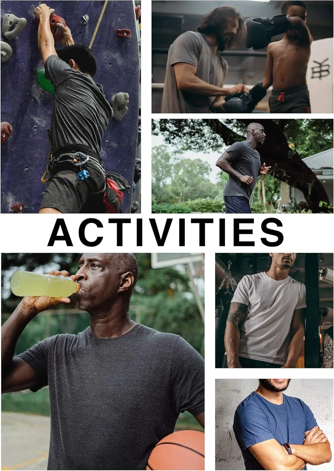 Reset 4 Pack Workout Shirts for Men, Active Athletic Performance V Neck Gym T Shirts
