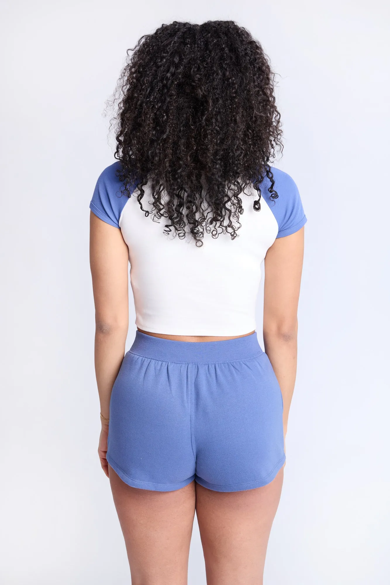 Ribbed Knit Pull-On Shorts