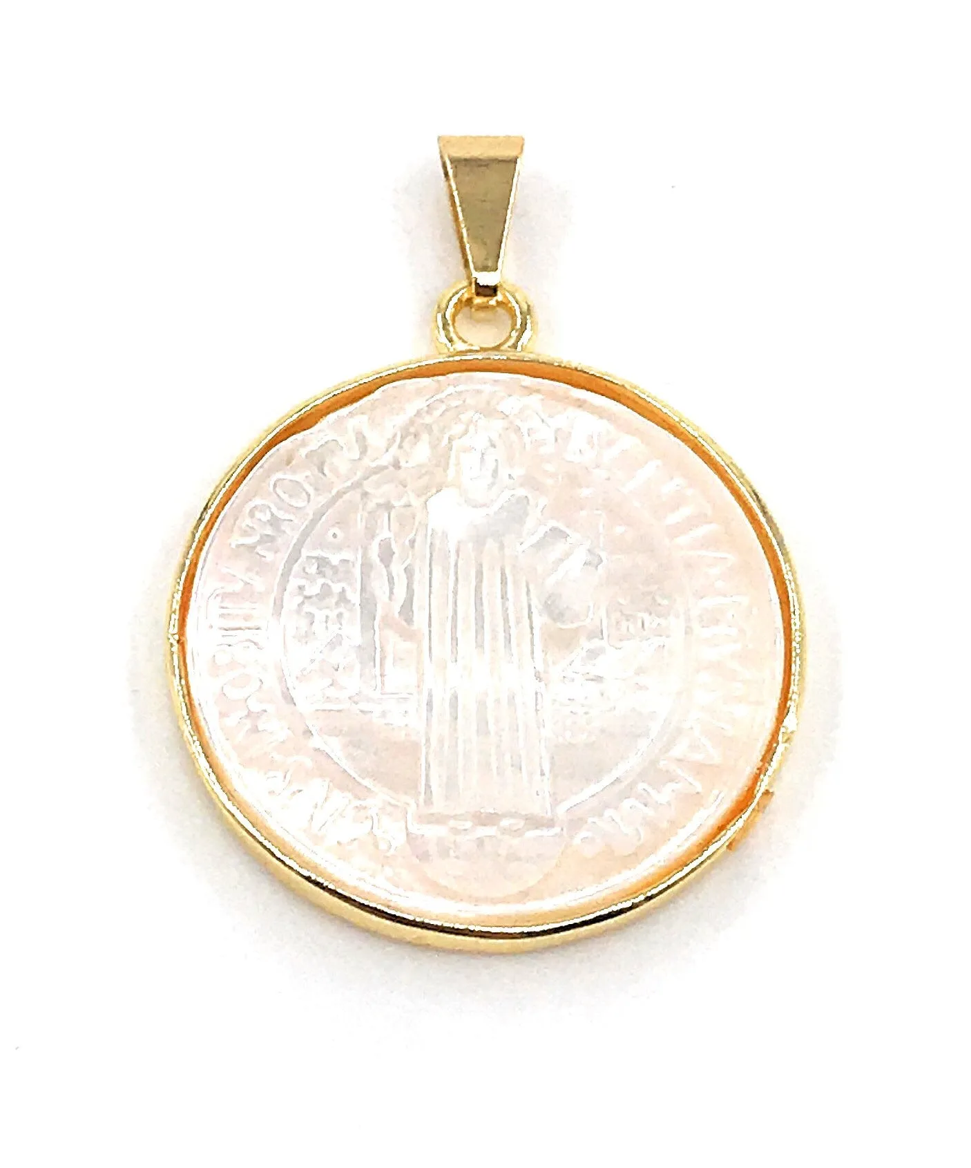 San Benito Shell Medal 18K Gold Plated