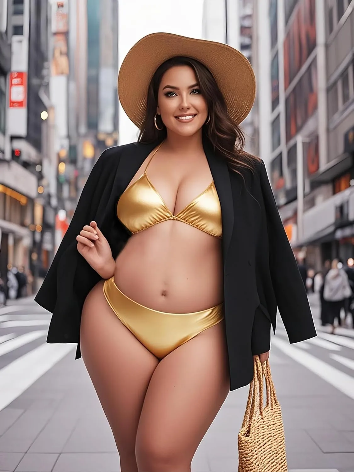 Sexy Bikini Sets for Women Two Piece Swimsuit - String Triangle Bikini Cheeky Boho Gold Brazilian Style Low Rise