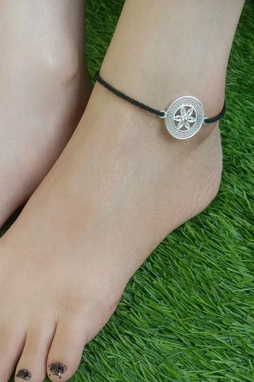 Silver Linings "Chakra" Silver Filigree Nazar battu