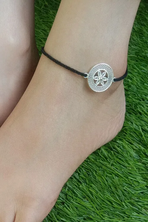 Silver Linings "Chakra" Silver Filigree Nazar battu