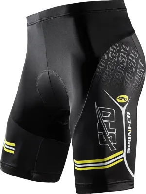 sponeed Men Bike Shorts Cushioned Biking Wear Gear Road Cycling Bottoms