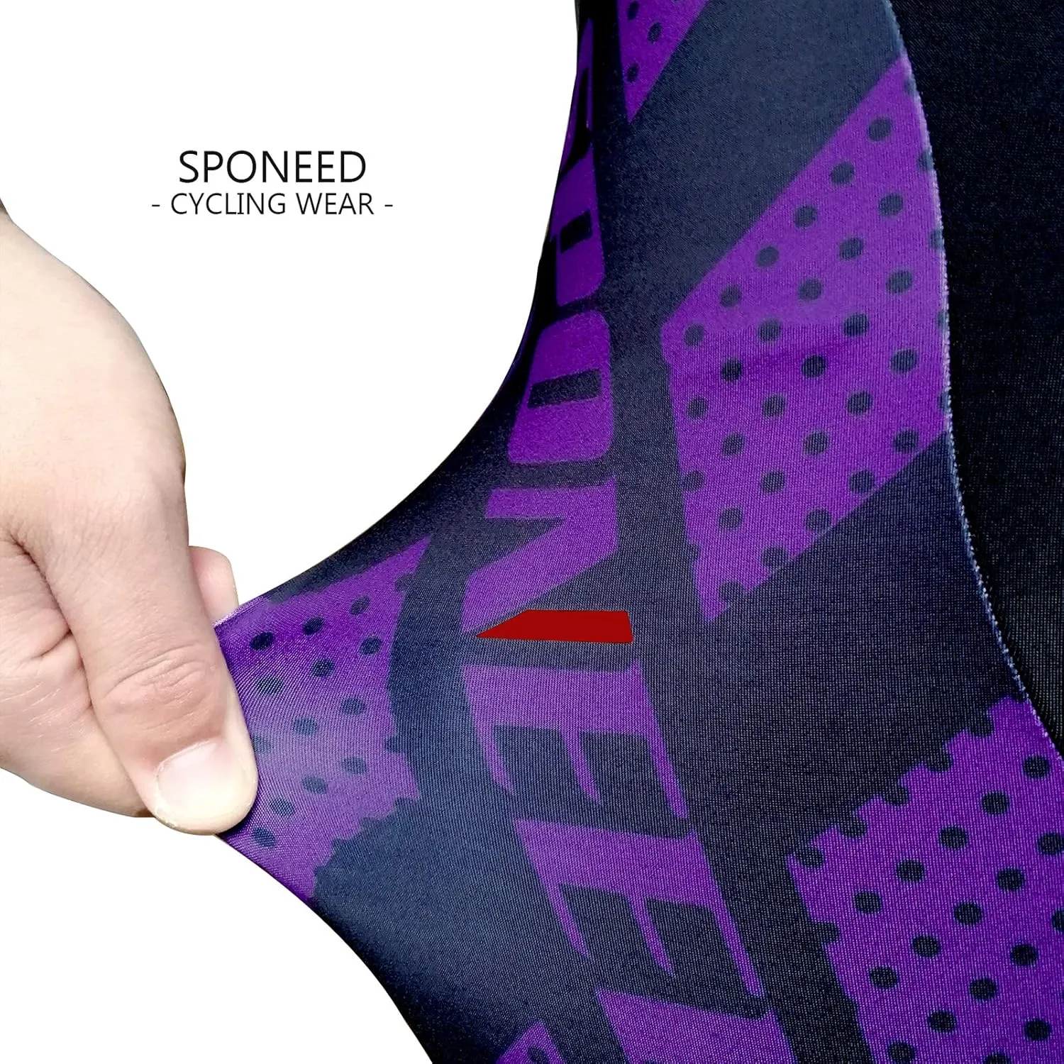sponeed Men Bike Shorts Cushioned Biking Wear Gear Road Cycling Bottoms