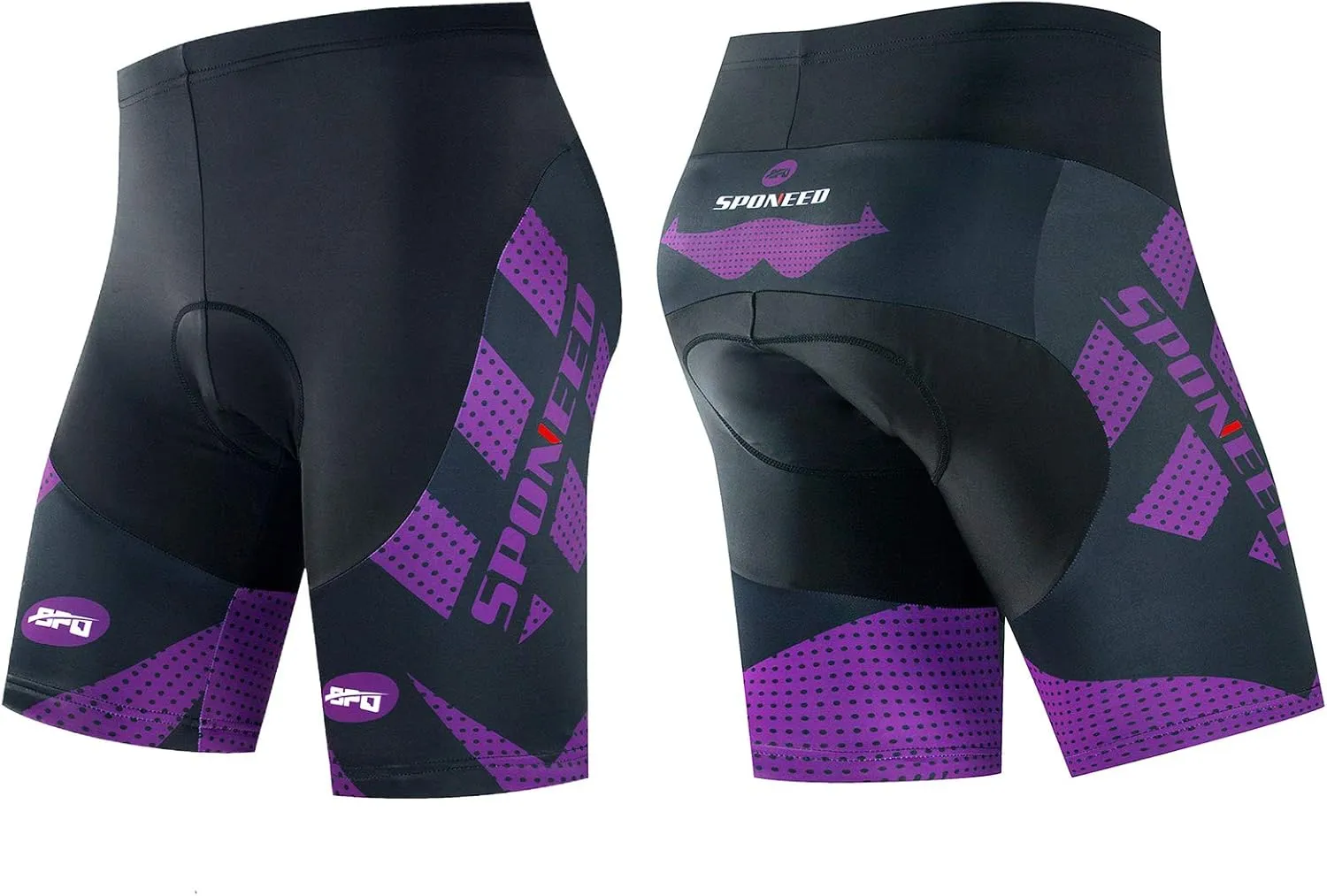 sponeed Men Bike Shorts Cushioned Biking Wear Gear Road Cycling Bottoms