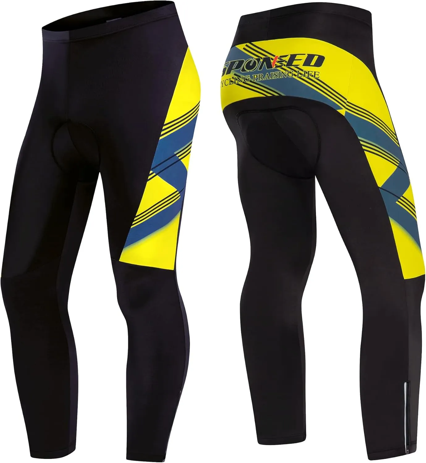 sponeed Men's Cycling Jersey Full Sleeve Riding Wear Long Sleeve T Shirts Pants