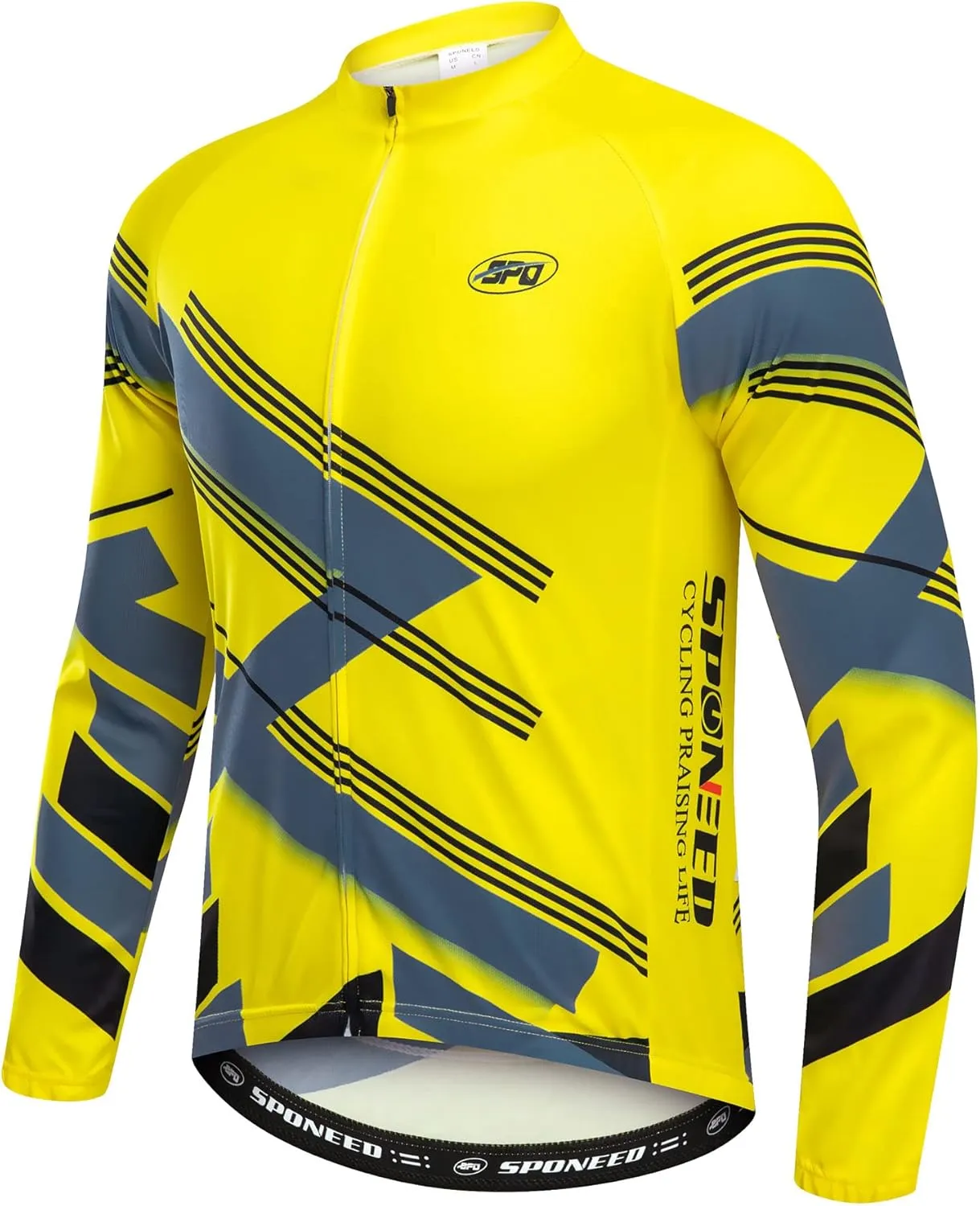 sponeed Men's Cycling Jersey Full Sleeve Riding Wear Long Sleeve T Shirts Pants
