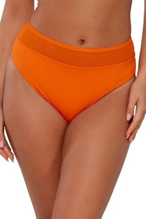 Sunsets Annie High Waist Women's Swimsuit Bikini Bottom (Ribbed Fabric)