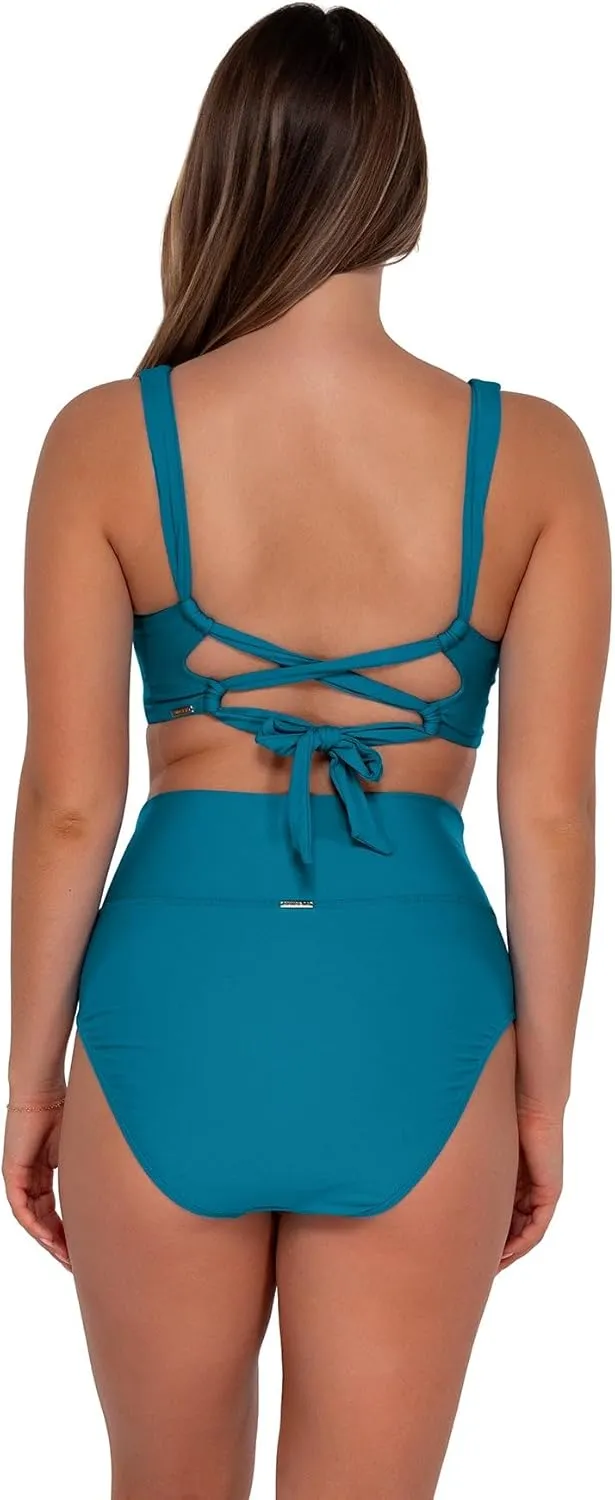 Sunsets Women's Standard Hannah Foldover High Waist Swimsuit Bikini Bottom