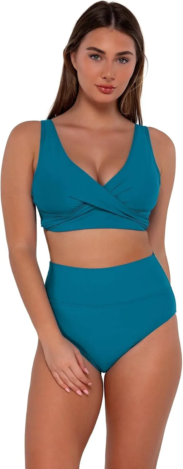 Sunsets Women's Standard Hannah Foldover High Waist Swimsuit Bikini Bottom