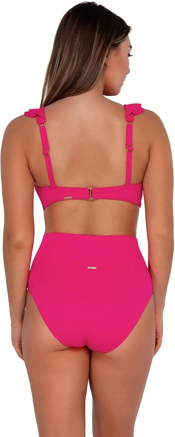 Sunsets Women's Standard Hannah Foldover High Waist Swimsuit Bikini Bottom