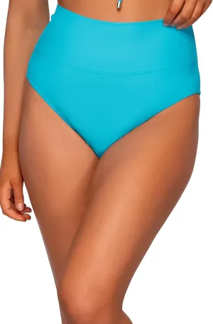 Sunsets Women's Standard Hannah Foldover High Waist Swimsuit Bikini Bottom