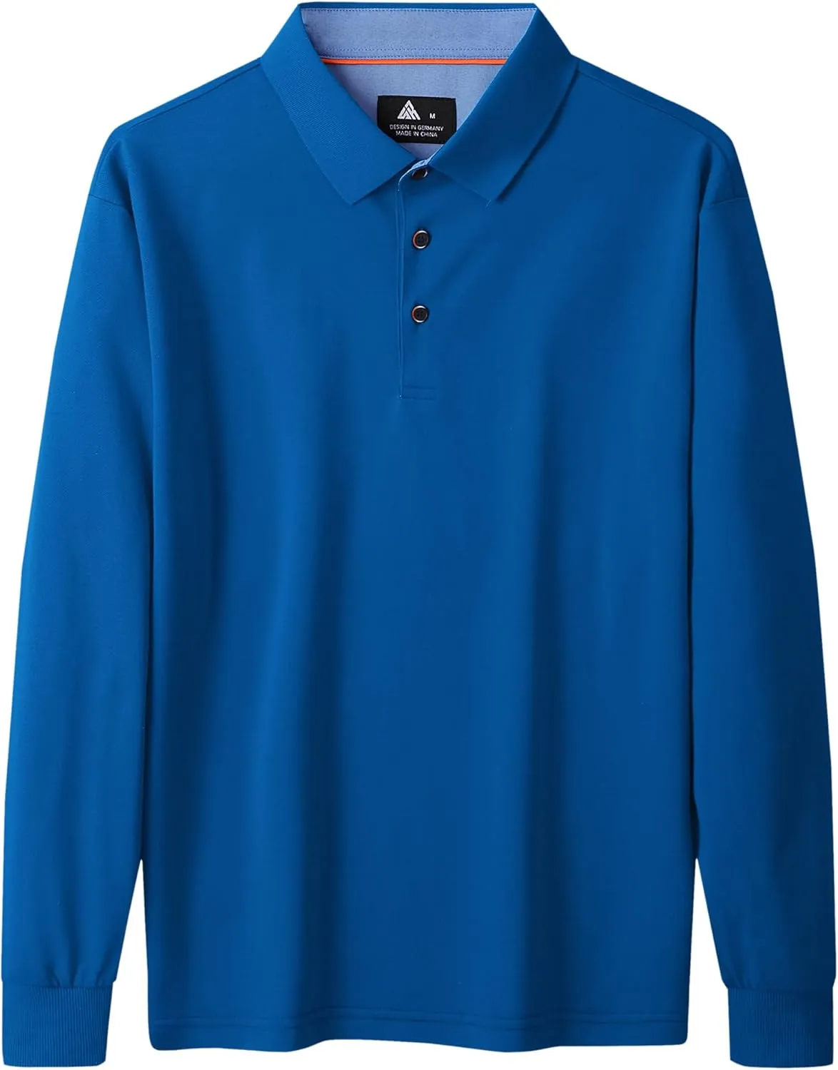 SWISSWELL Long Sleeve Polo Shirts for Men collared Performance Golf Shirts Casual Workwear Office