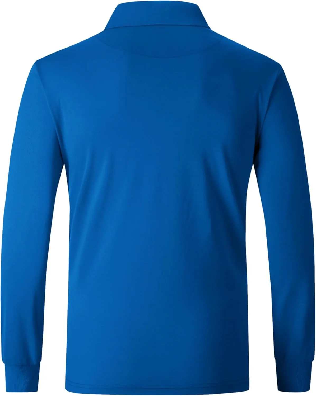 SWISSWELL Long Sleeve Polo Shirts for Men collared Performance Golf Shirts Casual Workwear Office