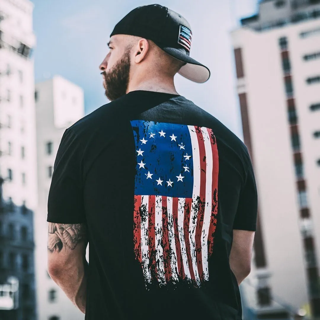 Tactical Pro Patriotic Shirts - American Flag Shirts for Men | Classic Fit Short Sleeve Shirt - Patriotic T-Shirts for Men