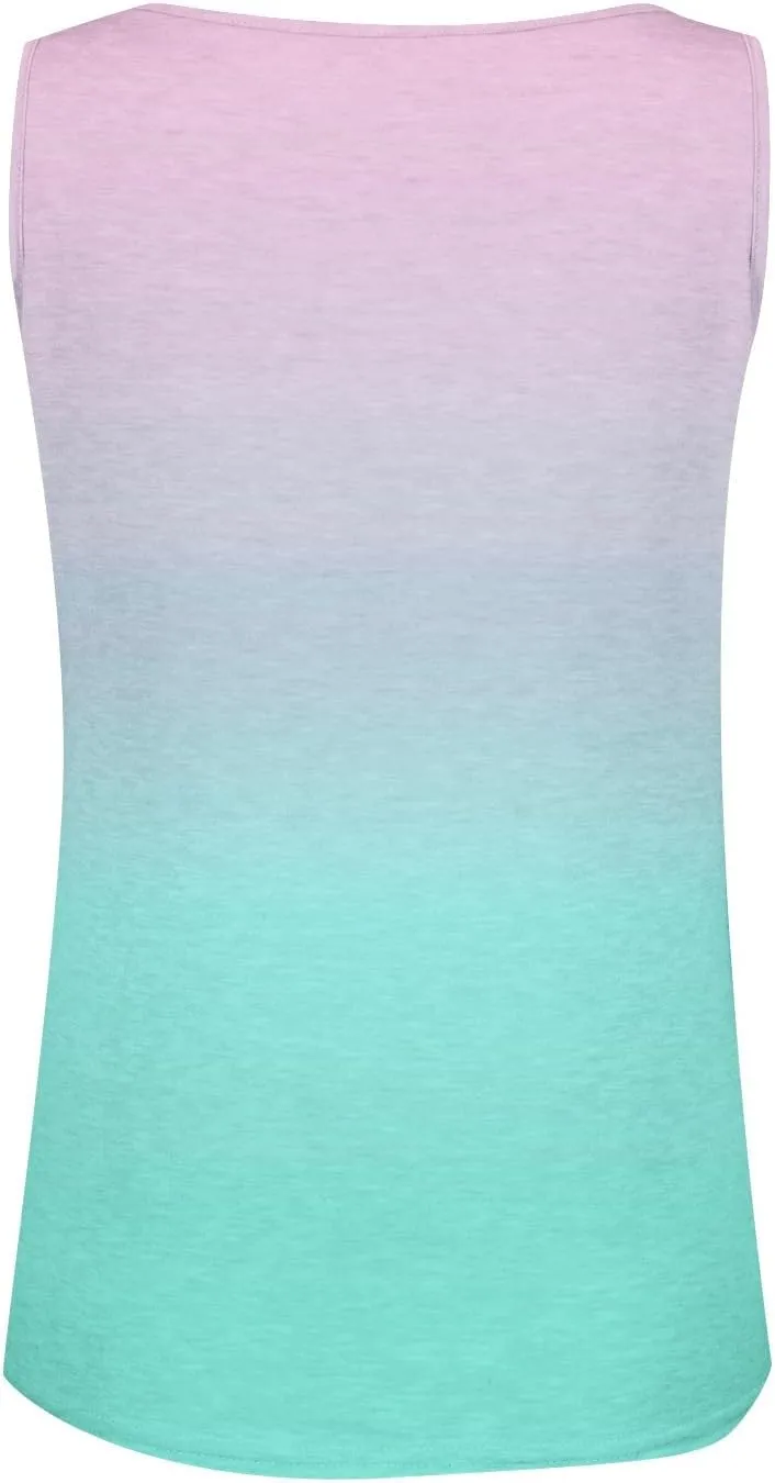 Tank Top for Women 2024 Summer Tops Casual Button Down Shirts Slim Fit V Neck Sleeveless Holiday Versatile Blouses