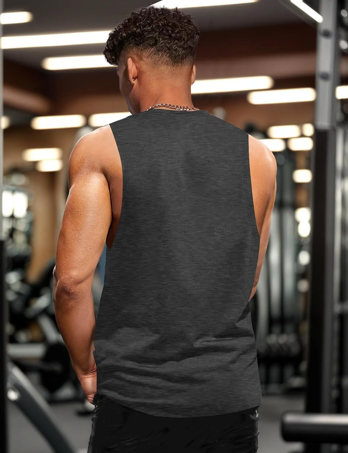 Tank Tops for Men, Sleeveless Workout Shirts for Men Graphic Mens Muscle Tank Tops Workout Athletic Tank Tops for Men