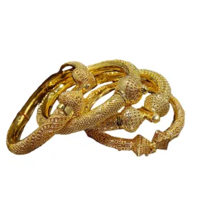 TEEK - Luxury 24k Overlay Color Bangle