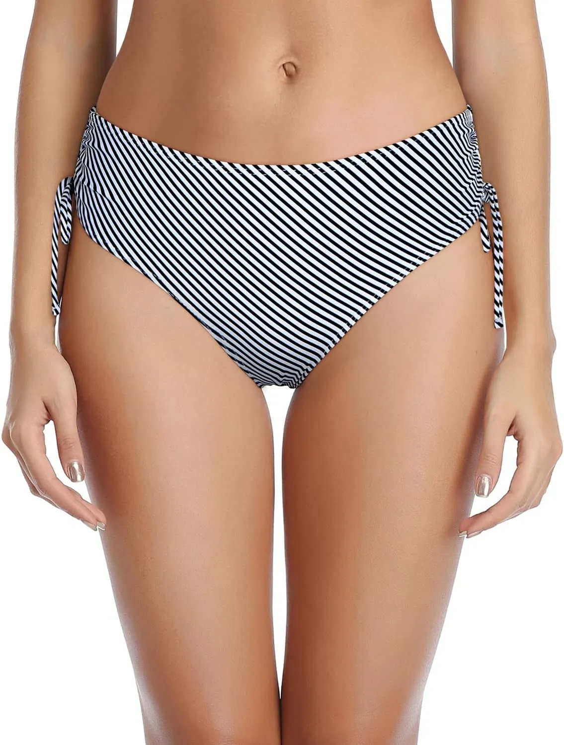 Tempt Me Women Bikini Bottoms Side Tie Adjustable Bathing Suit Swimsuit Full Coverage Swim Bottom
