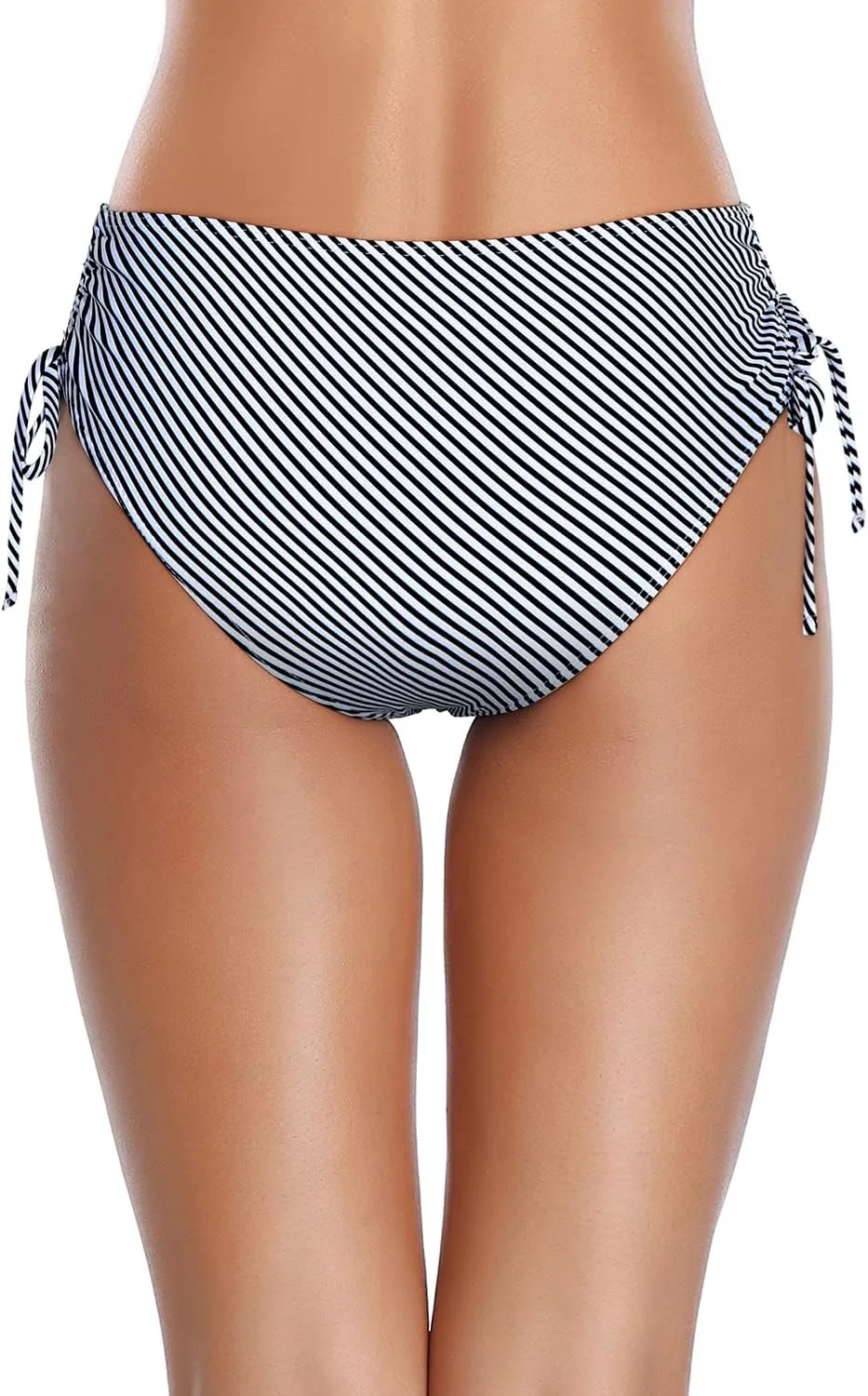 Tempt Me Women Bikini Bottoms Side Tie Adjustable Bathing Suit Swimsuit Full Coverage Swim Bottom