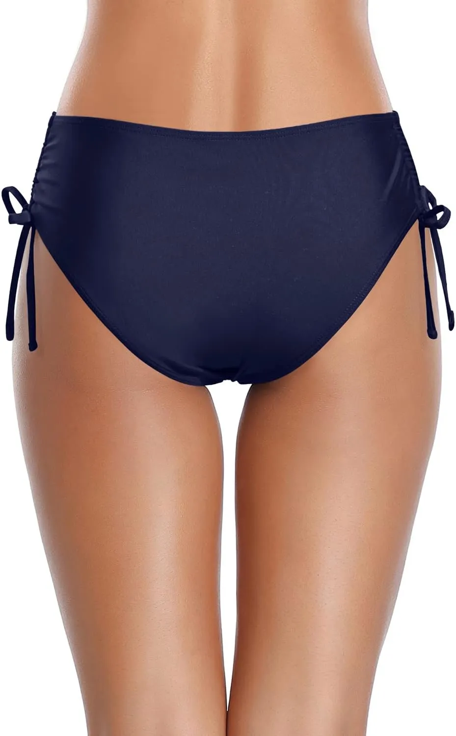 Tempt Me Women Bikini Bottoms Side Tie Adjustable Bathing Suit Swimsuit Full Coverage Swim Bottom