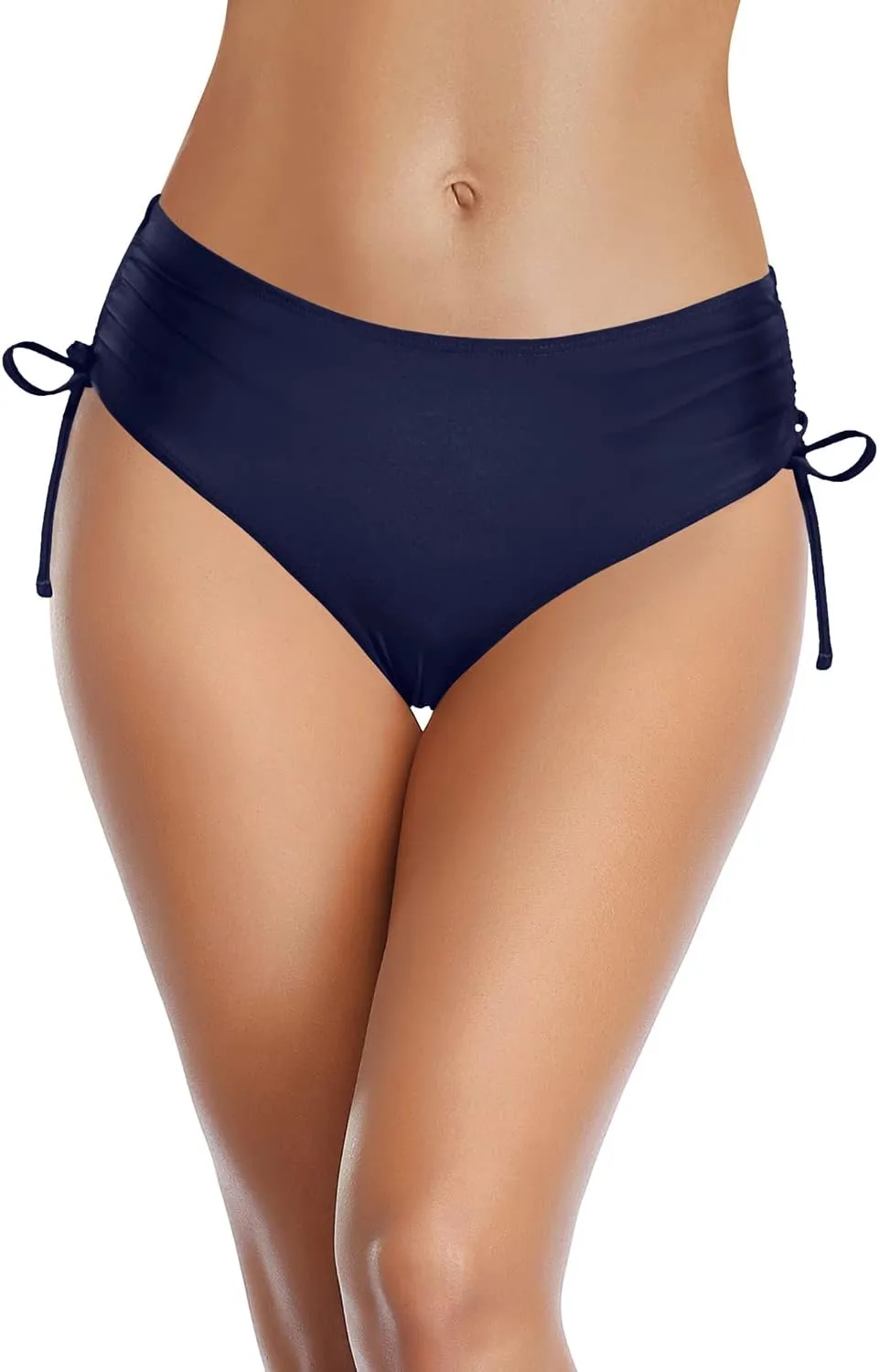 Tempt Me Women Bikini Bottoms Side Tie Adjustable Bathing Suit Swimsuit Full Coverage Swim Bottom