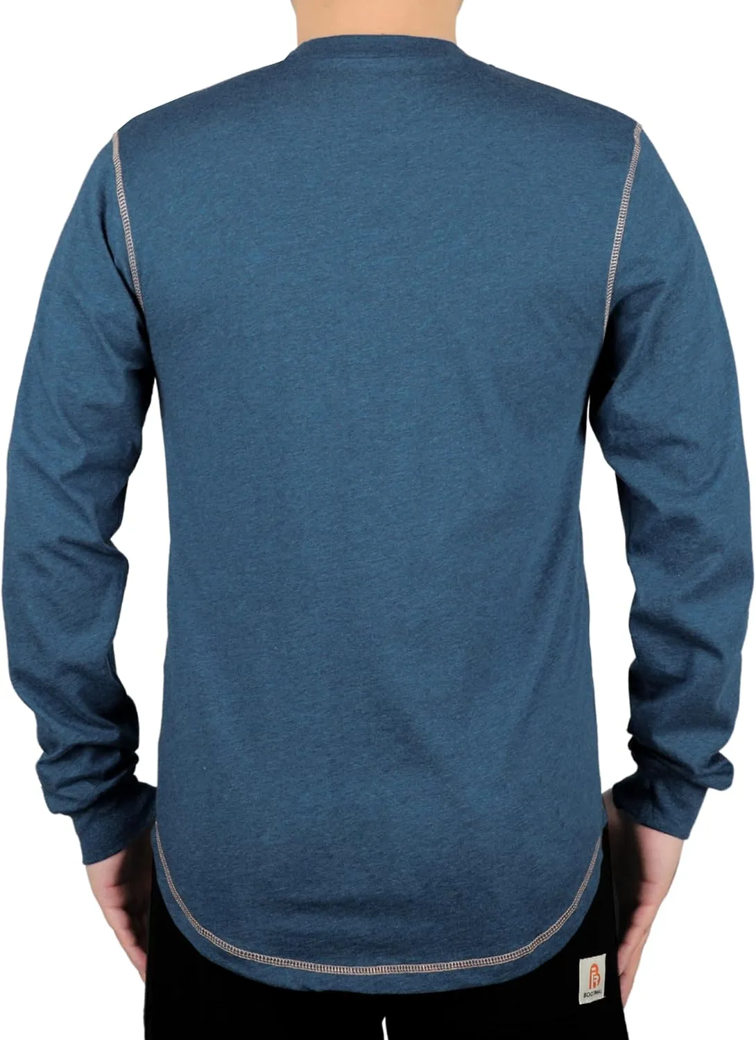 TICOMELA FR Shirts for Men 4oz Lightweight Flame Resistant Crewneck T-Shirts 100% Cotton Fire Retardant Henley Shirts