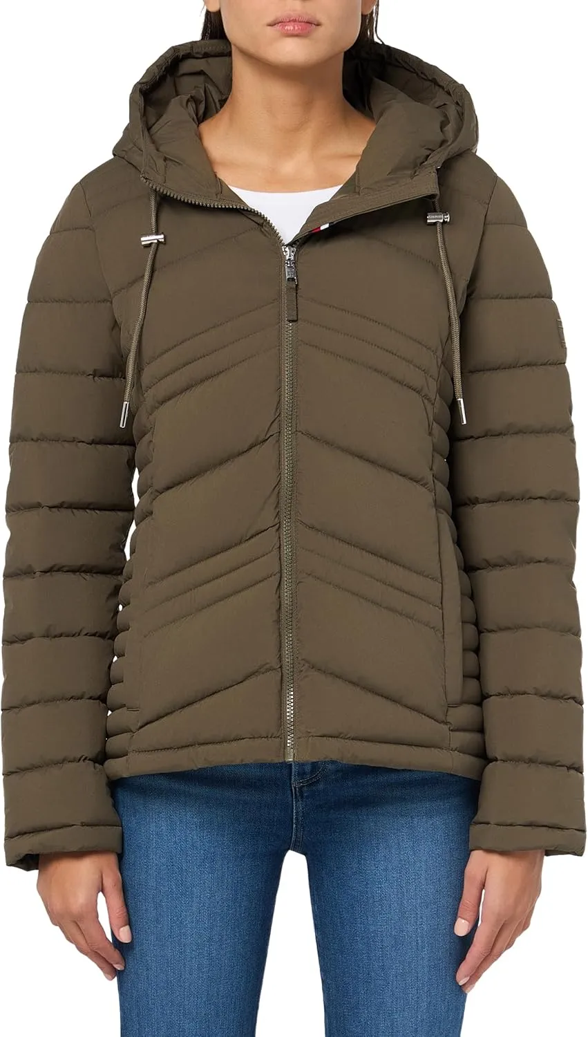 Tommy Hilfiger Women's Outerwear lightweight,Juniper,M