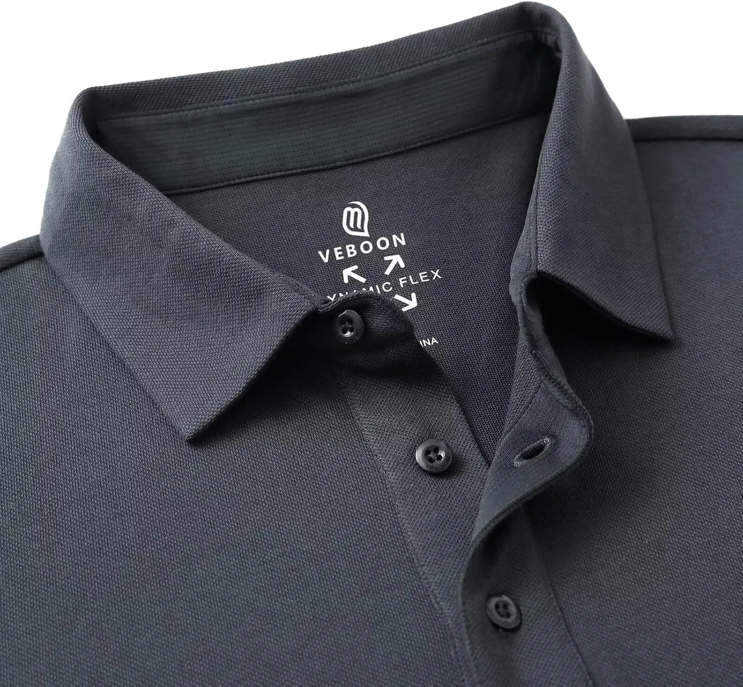 VEBOON Polo Shirts for Men Short Sleeve Cotton Blend Athletic Performance Classic Regular Fit Golf Shirts