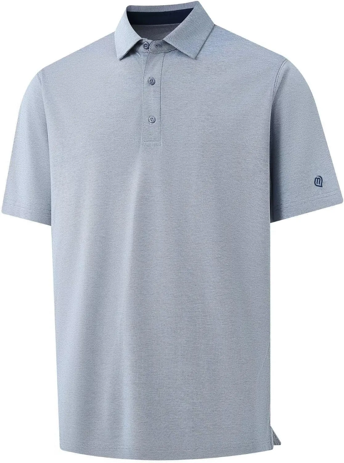 VEBOON Polo Shirts for Men Short Sleeve Cotton Blend Athletic Performance Classic Regular Fit Golf Shirts