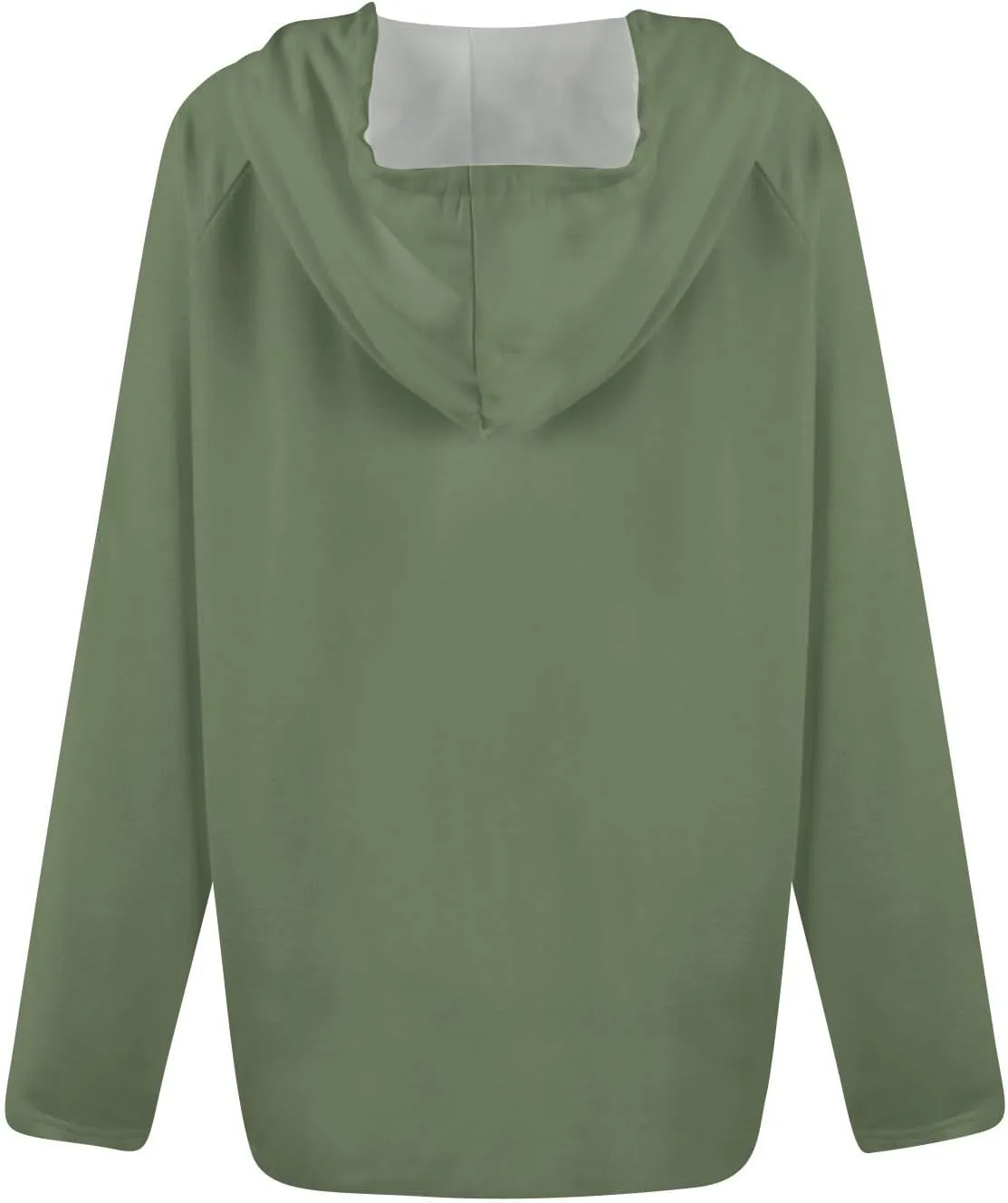 Women Fall Winter Oversized Long Sleeve Hoodie Coats Full Zip Up Crew Neck Trendy Casual Sweatshirt Jackets Tops
