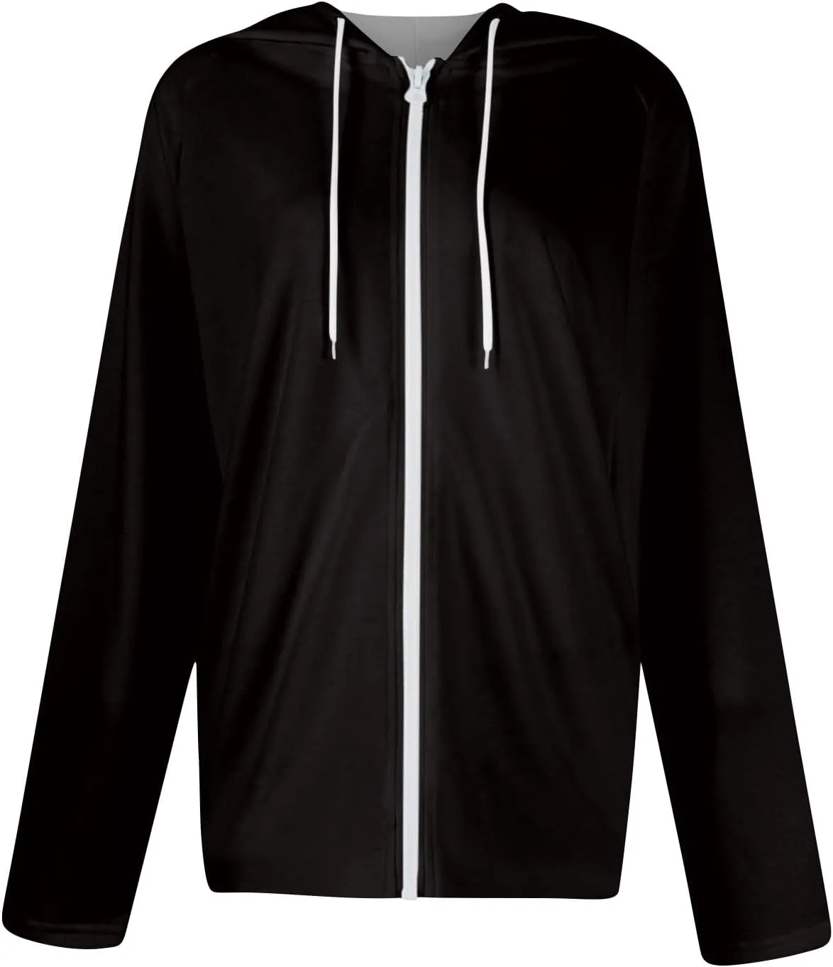 Women Fall Winter Oversized Long Sleeve Hoodie Coats Full Zip Up Crew Neck Trendy Casual Sweatshirt Jackets Tops