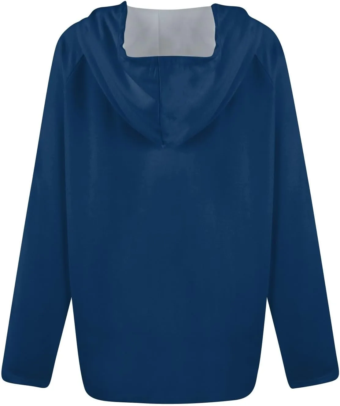 Women Fall Winter Oversized Long Sleeve Hoodie Coats Full Zip Up Crew Neck Trendy Casual Sweatshirt Jackets Tops