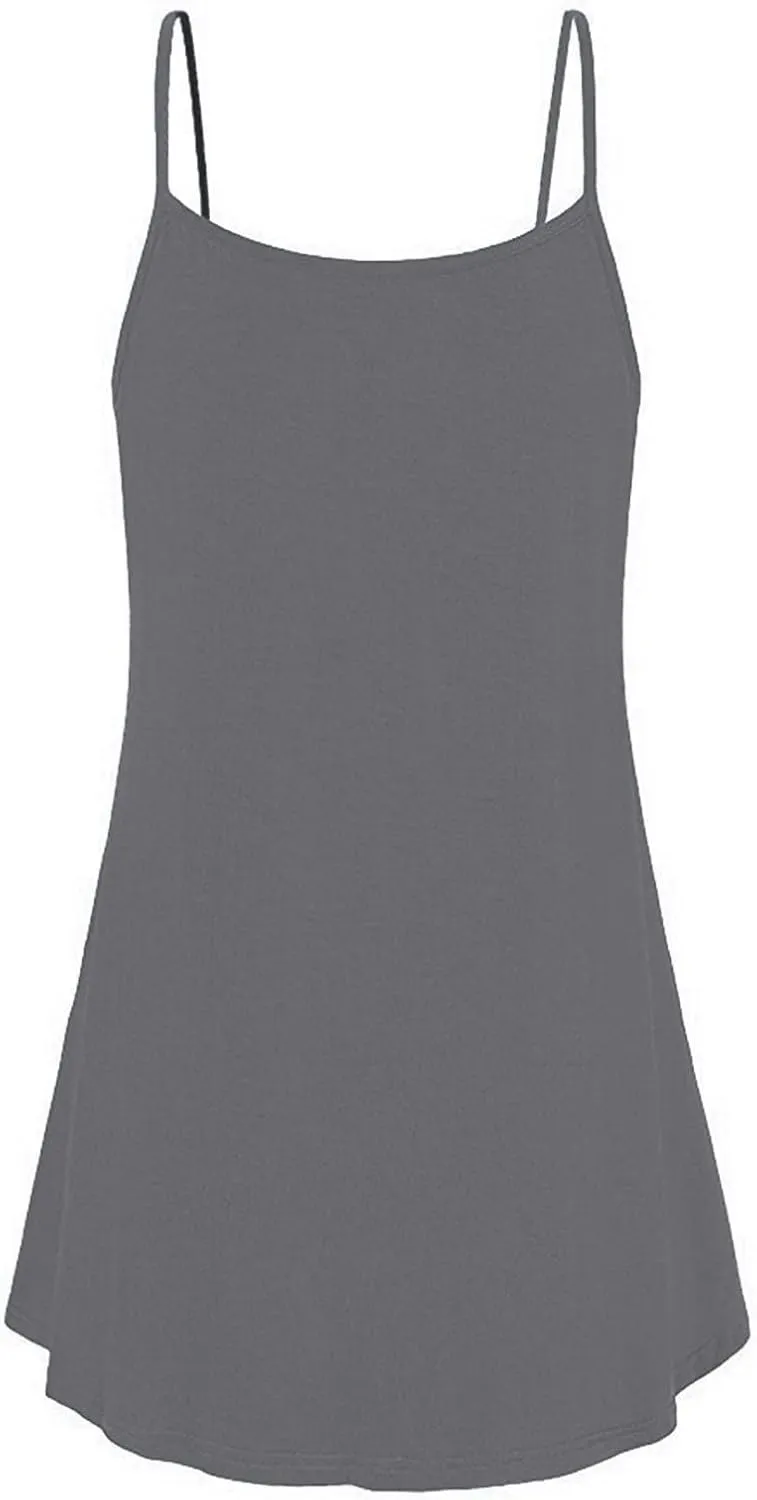Womens Camisole Tank Tops Flowy Spaghetti Strap Cami Top Sleeveless Button Down Shirts Plus Size Summer Cami Blouses