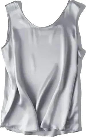 Women's Camisole Tank Tops Satin Tank Tops Basic Tank Shirt Silky Camisole