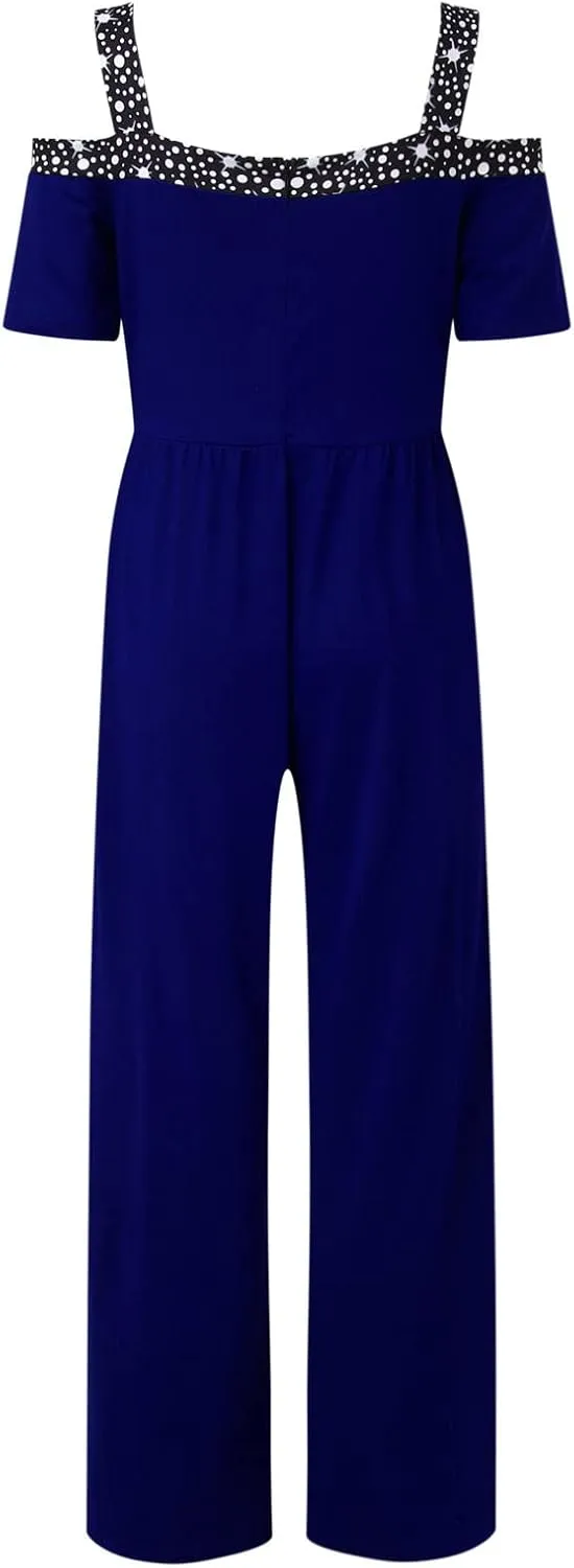 Womens Dressy Jumpsuit for Wedding Guest Evening Cocktail Party Rompers Formal Elegant Plus Size Wide Leg Long Pants