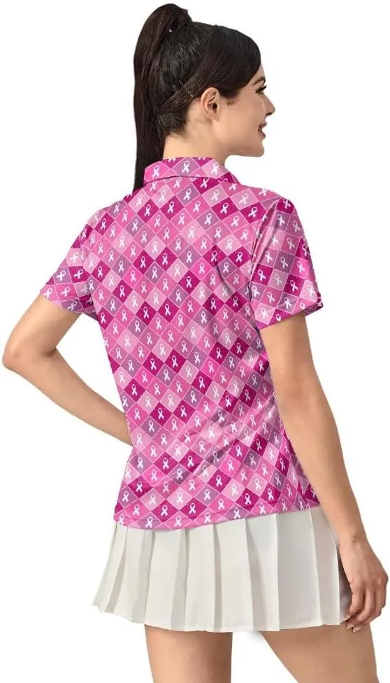 Womens Golf Shirts Moisture Wicking Golf Polo Shirts Quick Dry Short Sleeve for Women Tennis Shirts