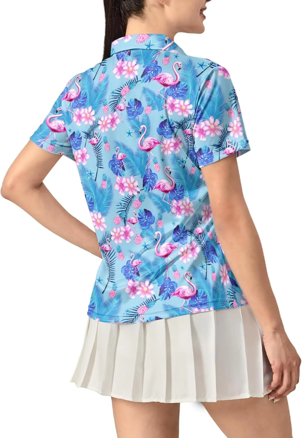 Womens Golf Shirts Moisture Wicking Golf Polo Shirts Quick Dry Short Sleeve for Women Tennis Shirts
