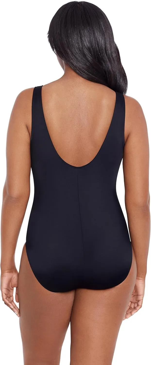 Women's Ruffle Surplice One Piece Swimsuit