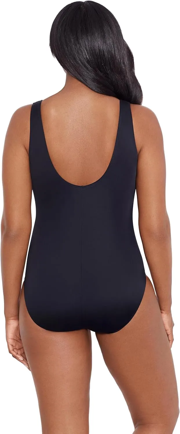 Women's Ruffle Surplice One Piece Swimsuit