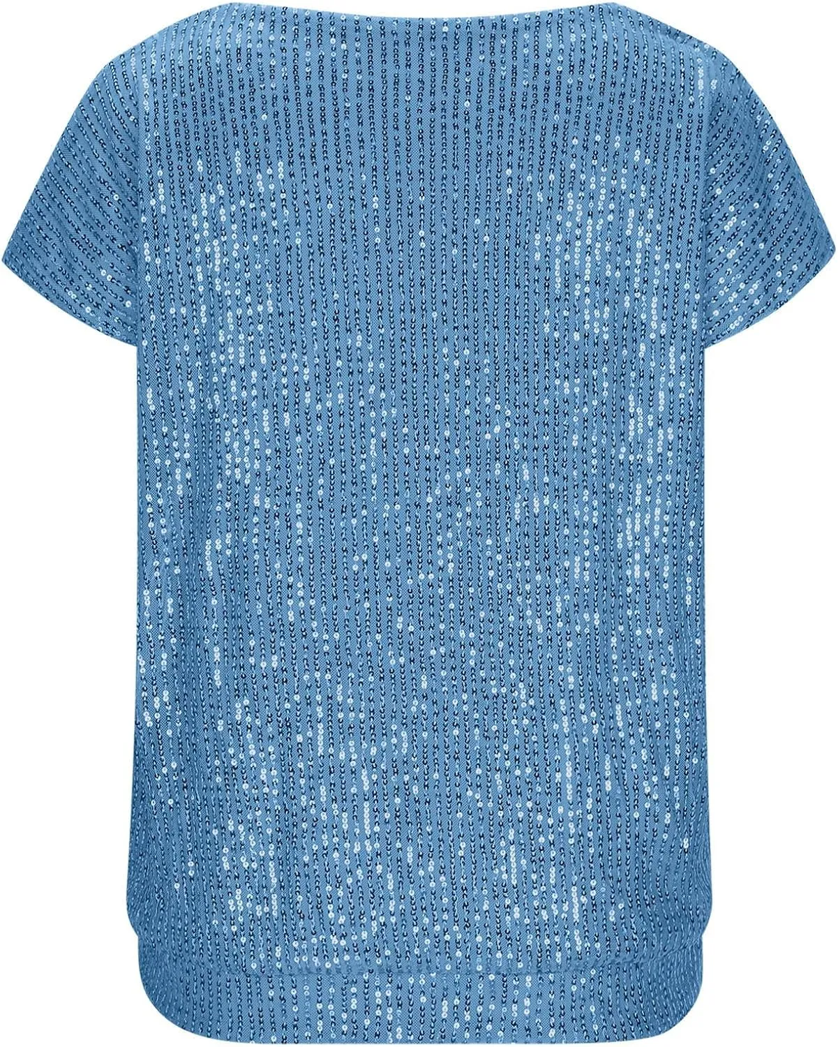 Womens Sparkle Sequin Top - Shimmer Glitter Blouses V Neck Cap Sleeve Club Party Shirts Disco Concert Tanks Tops 2025