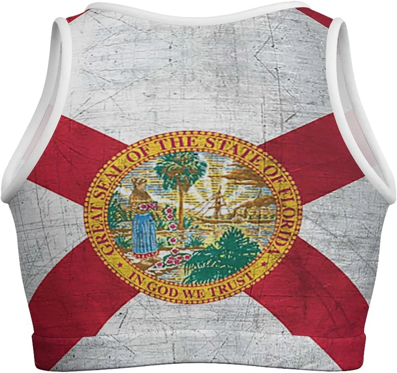 Zakqeik Womens Jamaica Flag Tank Tops Workout Cropped Sexy Summer Camisole Sleeveless Tops