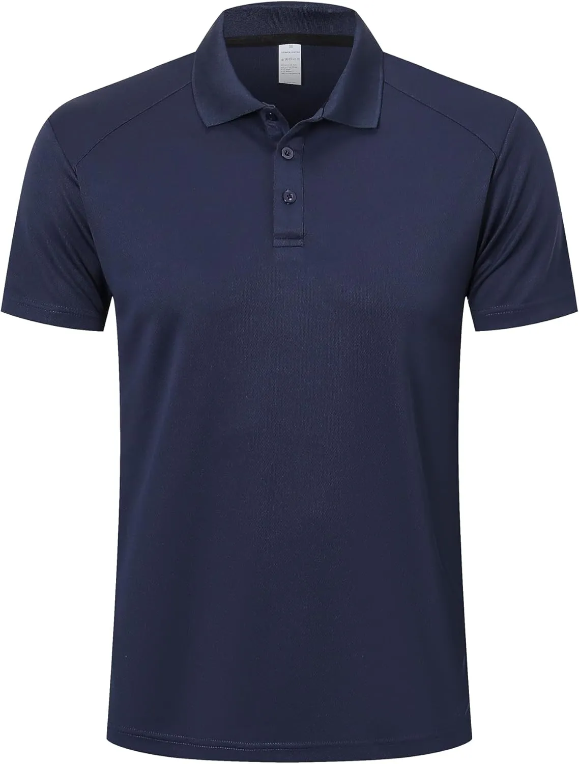 ZENGVEE Mens Polo Shirts Moisture Wicking Short Sleeve Performance Quick Dry Athletic Golf Shirts