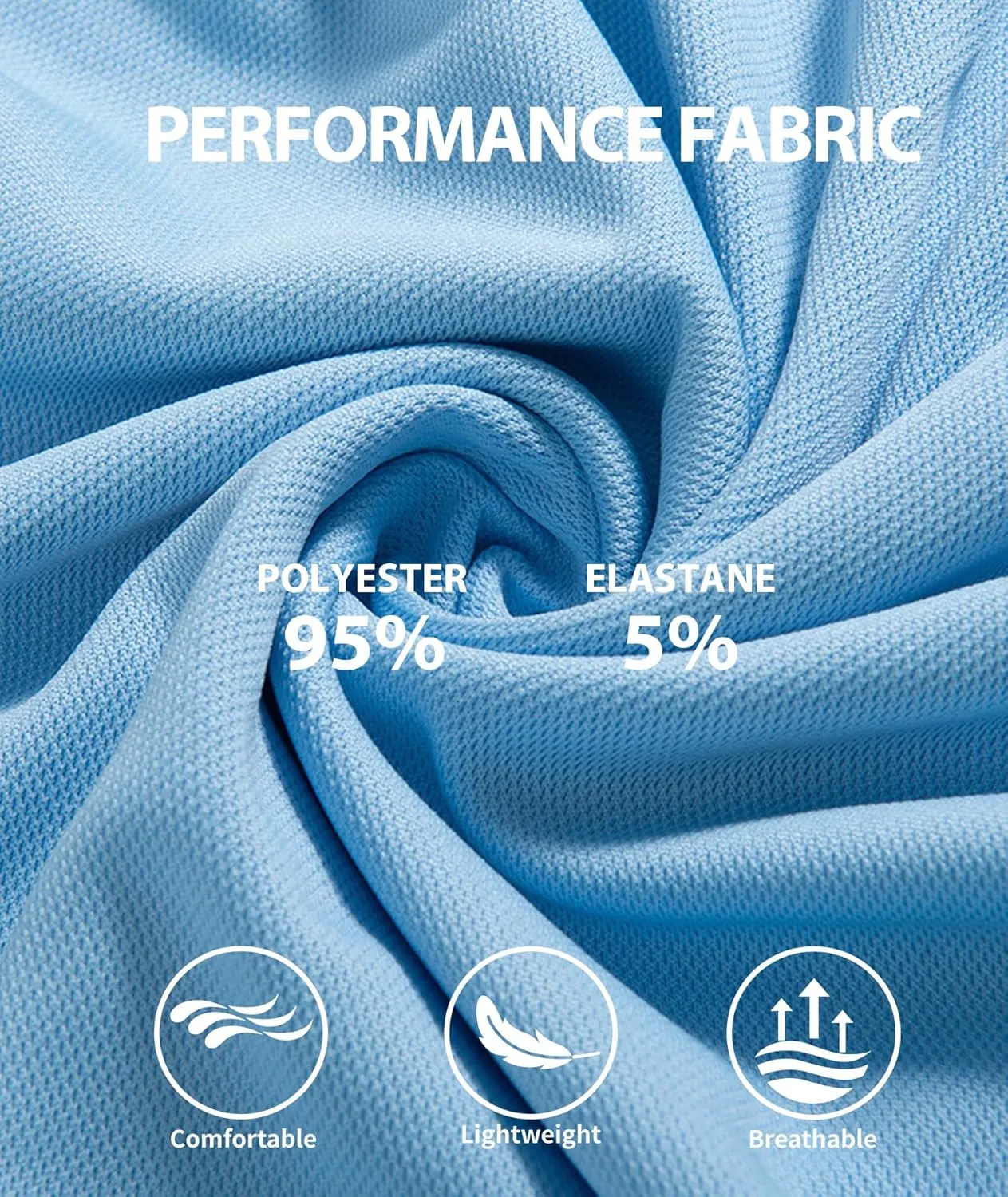 ZITY Polo Shirts for Men 3 Pack Short Sleeve Moisture Wicking T Shirt Business Casual Mens Golf Shirts Collared T-Shirts